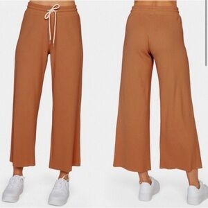 Mate the Label Amber Organic Thermal Wide Leg Pants - sz Small